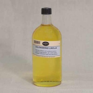 Olej lniany oksydowany na słońcu