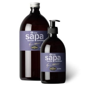 Mydło z oleju lnianego Lavender / Black pepper