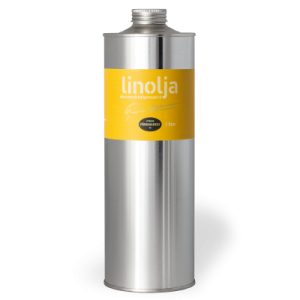 Szwedzki olej lniany tłoczony na zimno/surowy 1 litr