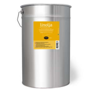 Szwedzki tłoczony na zimno surowy olej lniany 25 litrów