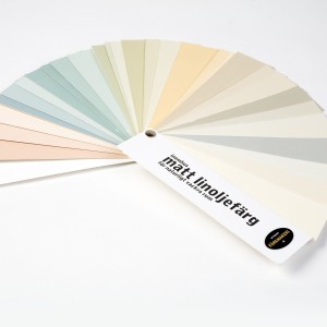 Wzornik kolorów farb z oleju lnianego wewnętrznych matowych