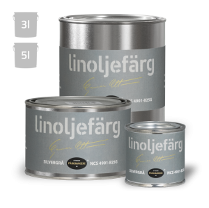 Farba olejna lniana Silver Grey