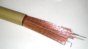Sztyft szklarski miedziowany 1,2mm/17mm